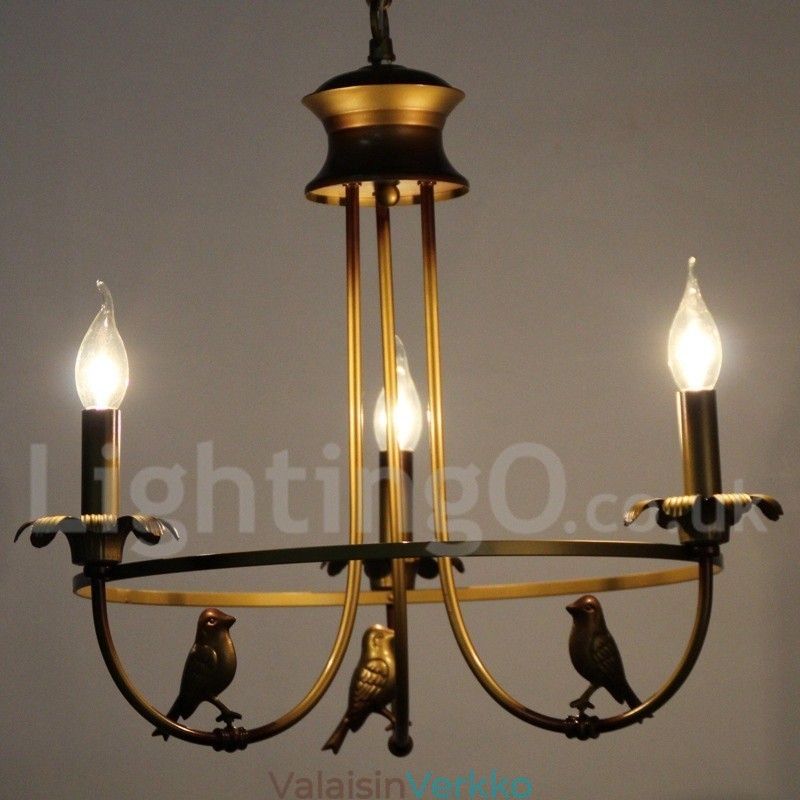 3 Retro kynttilätyylinen kattokruunu