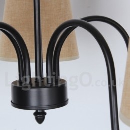 5 Kevyt Retro nykyaikainen kynttilätyylinen kattokruunu