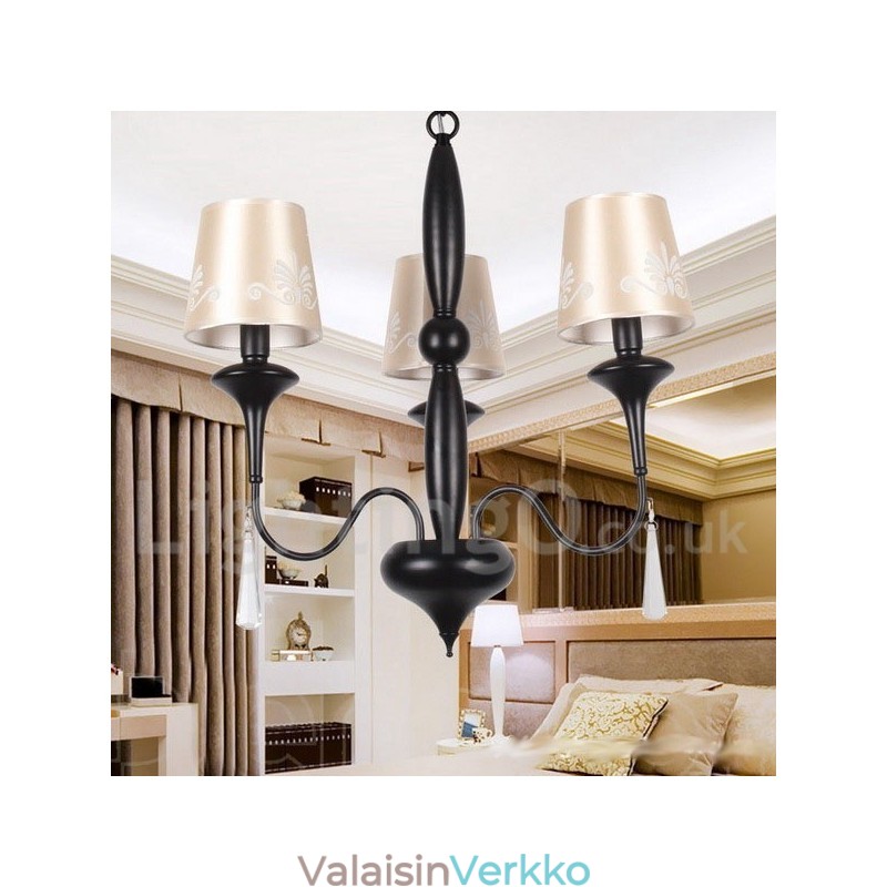 3 Kevyt välimerellinen kynttilätyylinen kattokruunu