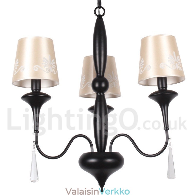 3 Kevyt välimerellinen kynttilätyylinen kattokruunu