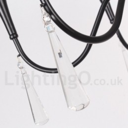 3 Kevyt välimerellinen kynttilätyylinen kattokruunu