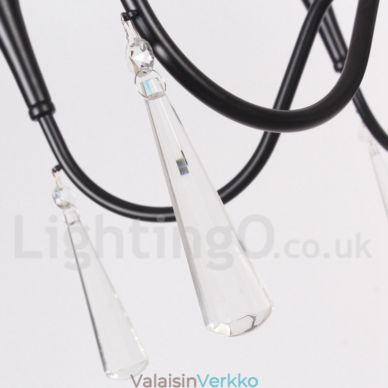 3 Kevyt välimerellinen kynttilätyylinen kattokruunu