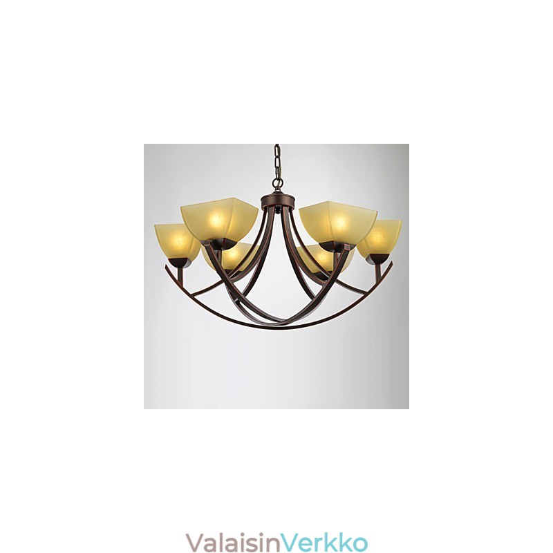 Kattokruunu 6 valoa Perinteinen Classic Vintage Metal