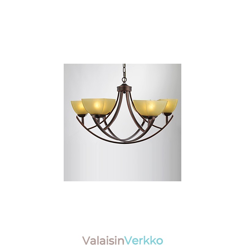 Kattokruunu 6 valoa Perinteinen Classic Vintage Metal
