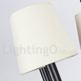 3 Vaalea moderni nykyaikainen kynttilätyylinen kattokruunu