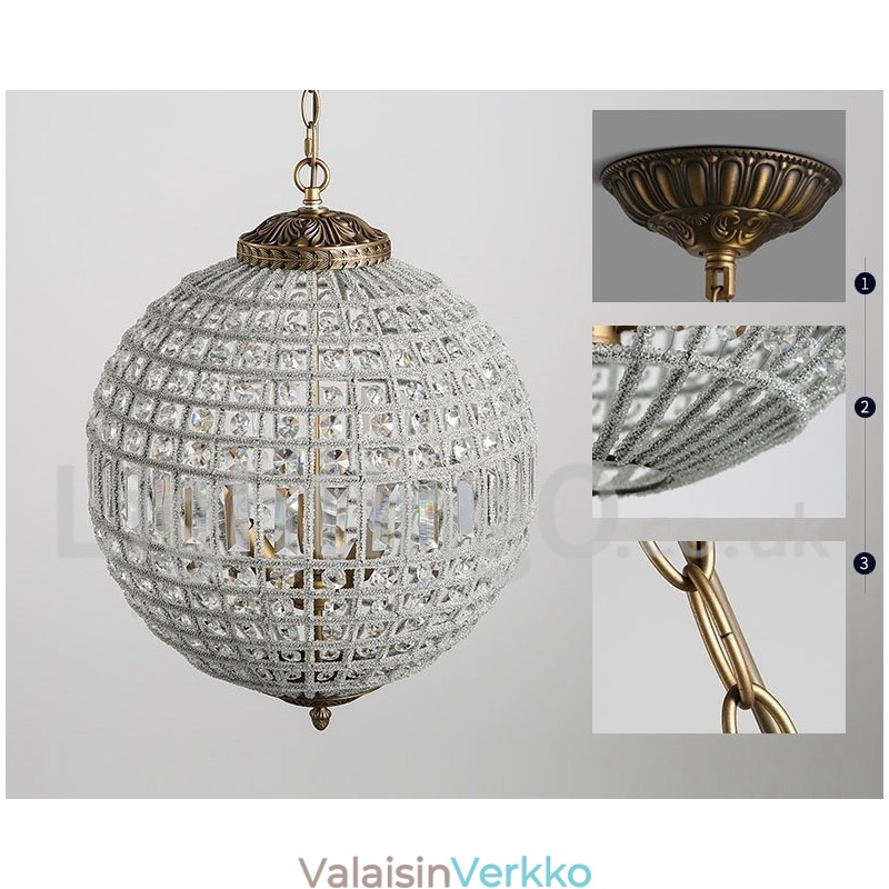 Globe Modern K9 Crystal kattoon riippuvalaisin sisätilojen kattokruunu rumpuvalaisimet valaisimet
