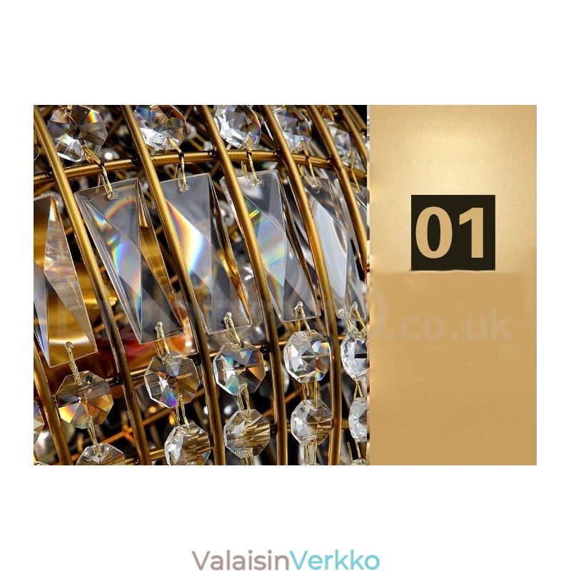 Globe Modern K9 Crystal kattoon riippuvalaisin sisätilojen kattokruunuvalaisimet