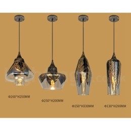 Eurooppalainen Retrolasiriippuvainen Lounge-riippuvalaisin