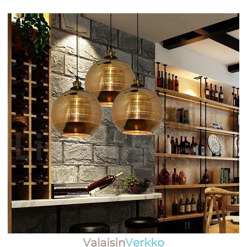 Eurooppalainen lasiriippuvalaisin Cafe-riippuvalaisin