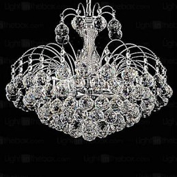 Riipus Luxury Moderni Crystal Living 3 Lights kattokruunu