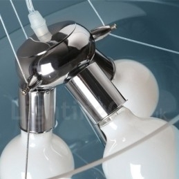 3 Light Moderni nykyaikainen lasiriippuvalaisin