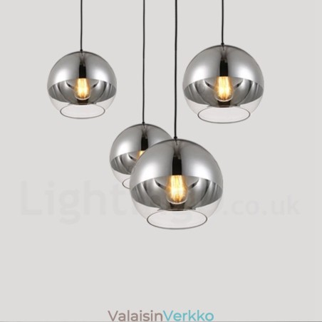 1 Kevyt Moderni nykyaikainen pinnoitus Cafe Lasinen riippuvalaisin