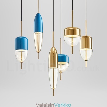 1 Light Moderni nykyaikainen lasiriippuvalaisin 1 Light Moderni nykyaikainen lasiriippuvalaisin