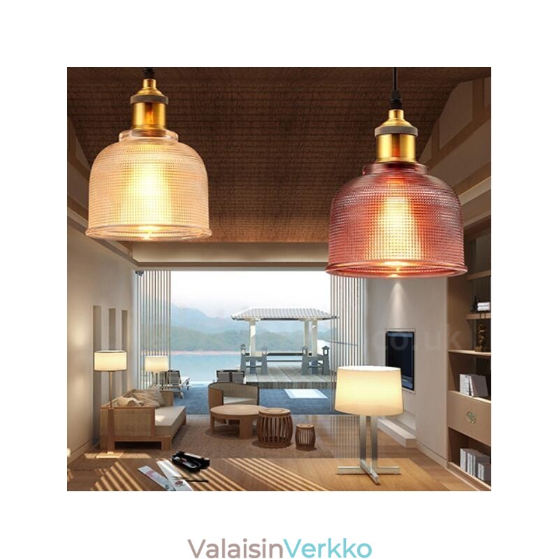1 Light Modern Contemporary Cafe Monivärinen lasiriippuvalaisin