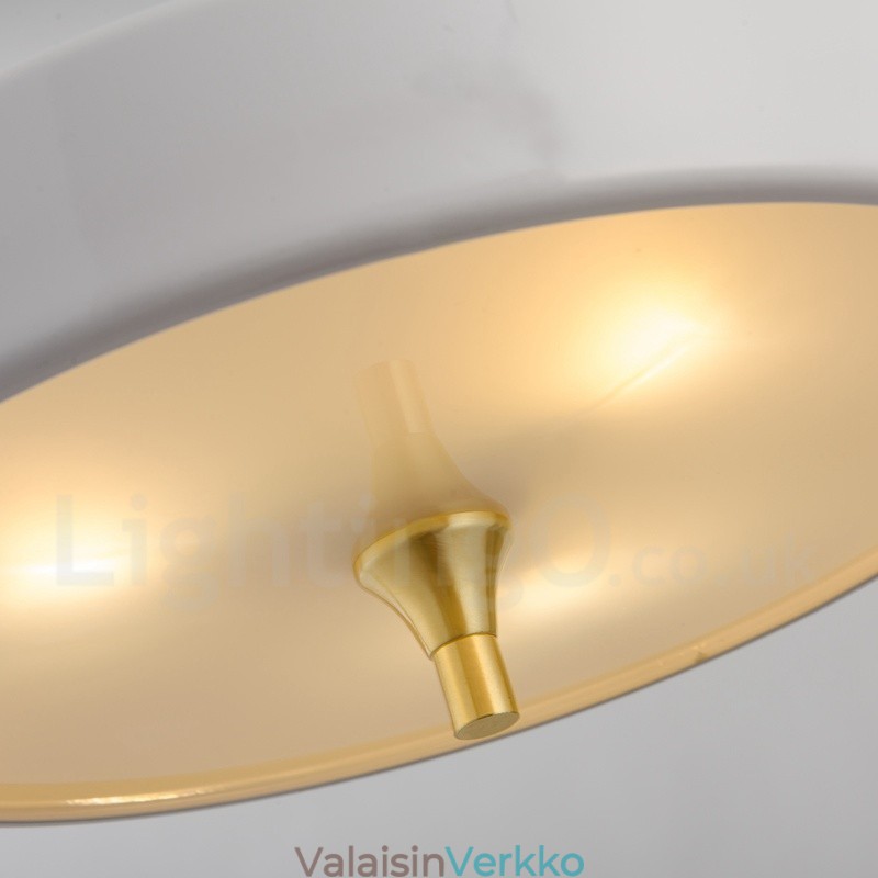 1 Kevyt Moderni ja ylellinen kattovalaisin lasivarjostimella