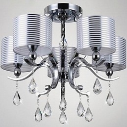 Moderni K9 Crystal Chandelier 6 -valoa