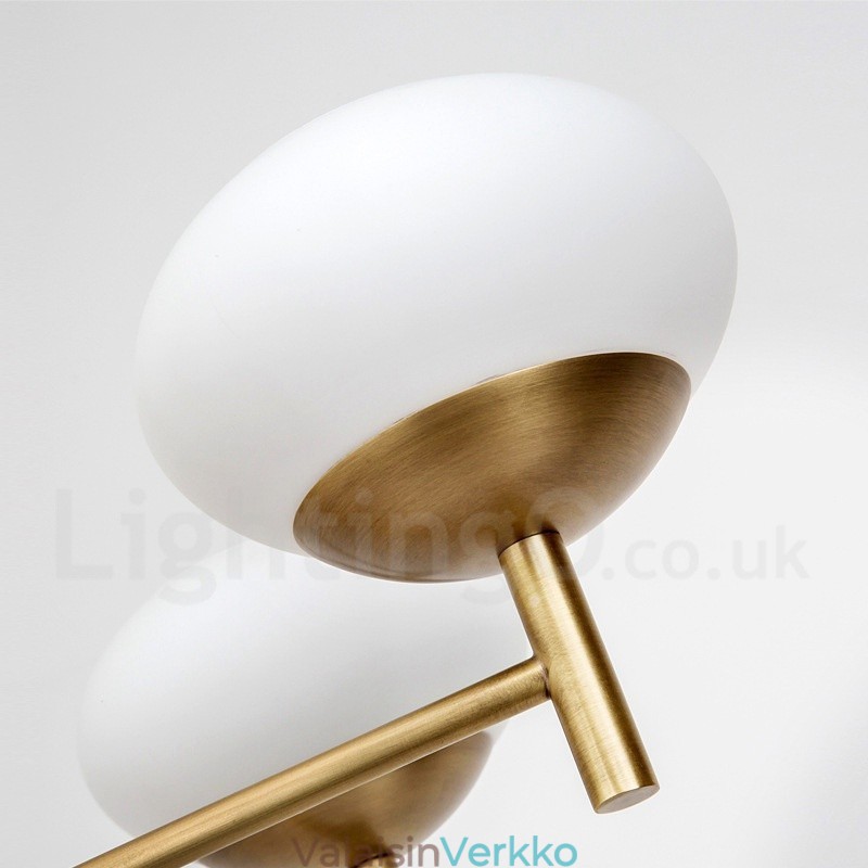 9 Kevyt Retro Rustic Luxury messinkiriippuvalaisin kattokruunu lasivarjostimella