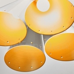 4 Light Retro Rustic Luxury alumiiniseosta riippuvalaisinkruunu alumiiniseoksesta varjostimella
