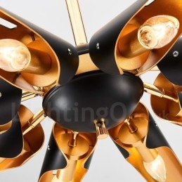 5 Light Retro Rustic Luxury alumiiniseosta riippuvalaisinkruunu alumiiniseoksesta varjostimella