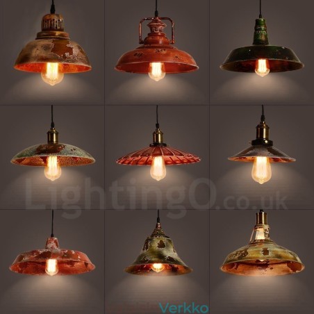 1 Light Rustic Lodge Retro Vintage Pendant Light Loft 1 Light Rustic Lodge Retro Vintage Pendant Light Loft
