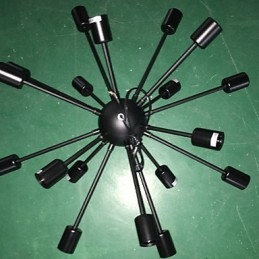 Pohjois-Amerikan tyylinen minimalistinen Radial 18 Light kattokruunu