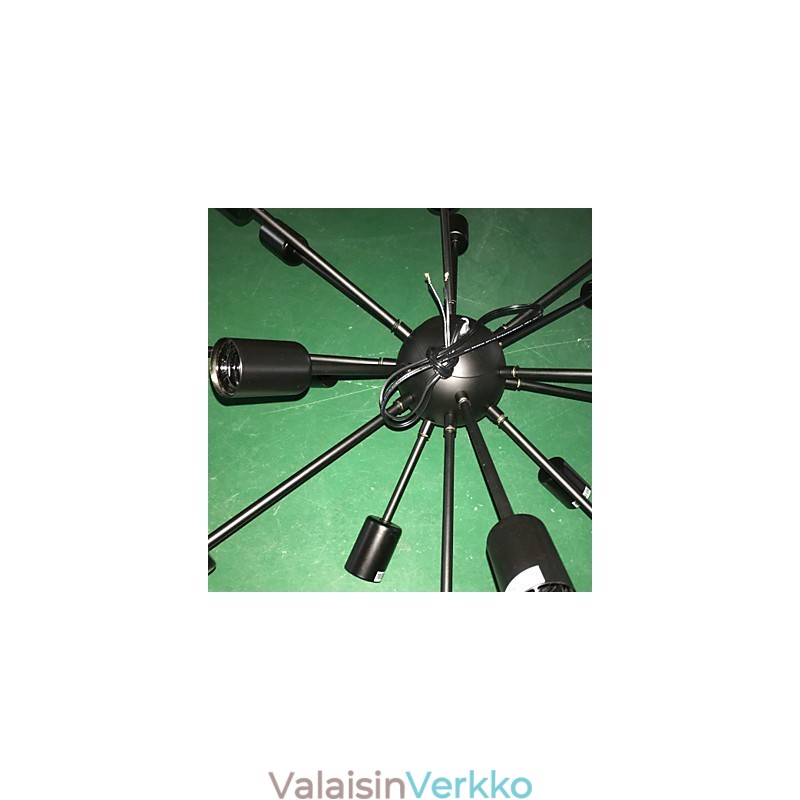 Pohjois-Amerikan tyylinen minimalistinen Radial 18 Light kattokruunu