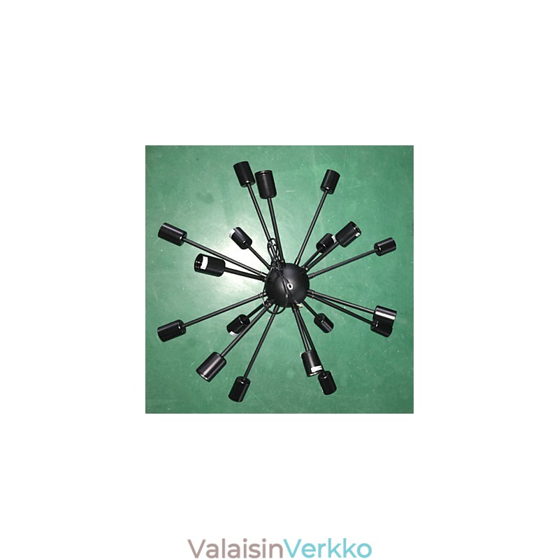 Pohjois-Amerikan tyylinen minimalistinen Radial 18 Light kattokruunu