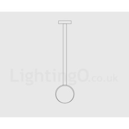 1 kevyt sementti moderni nykyaikainen riippuvalaisin kattovalaisin