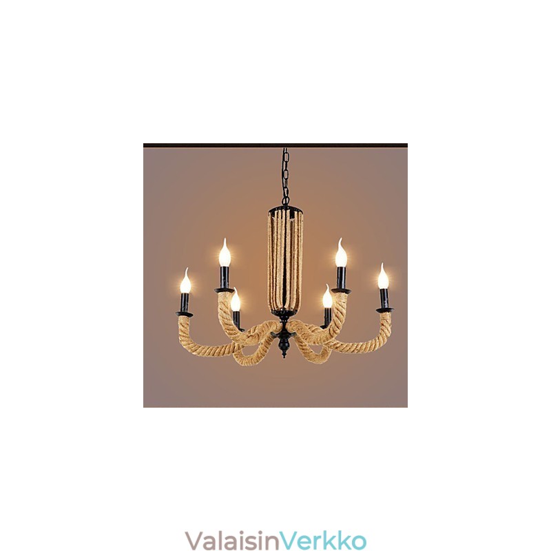 Retro Rope Chandelier Rautavalaisin