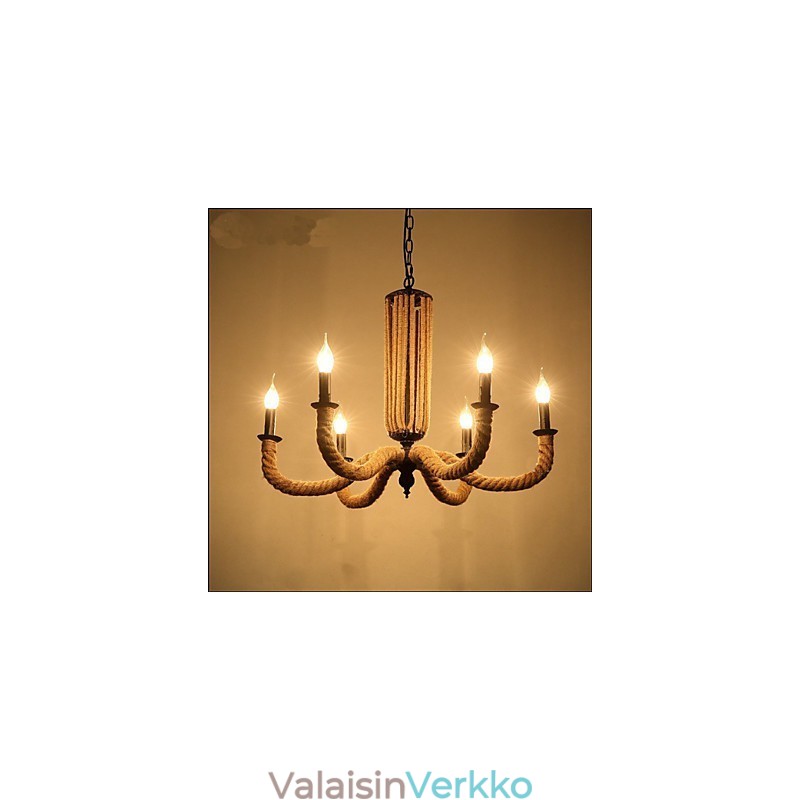 Retro Rope Chandelier Rautavalaisin