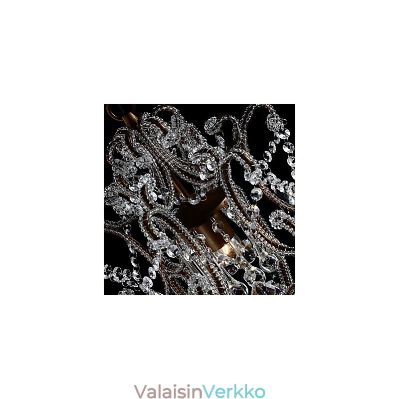 Moderni Kattokruunu Design Vintage Kattokruunu Loft Crystal Valaisin Kiiltävä riippuvalaisin