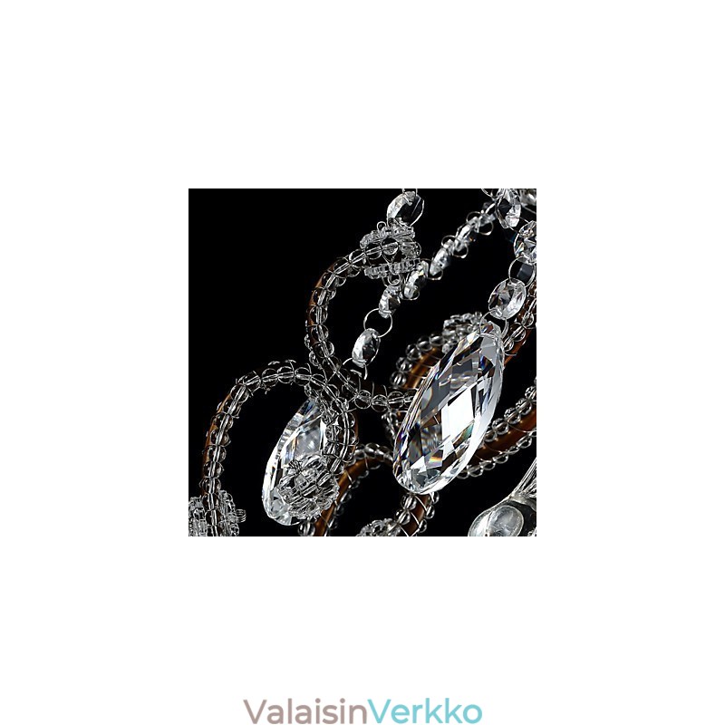 Moderni Kattokruunu Design Vintage Kattokruunu Loft Crystal Valaisin Kiiltävä riippuvalaisin