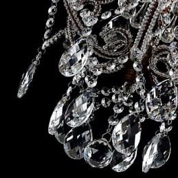 Moderni Kattokruunu Design Vintage Kattokruunu Loft Crystal Valaisin Kiiltävä riippuvalaisin