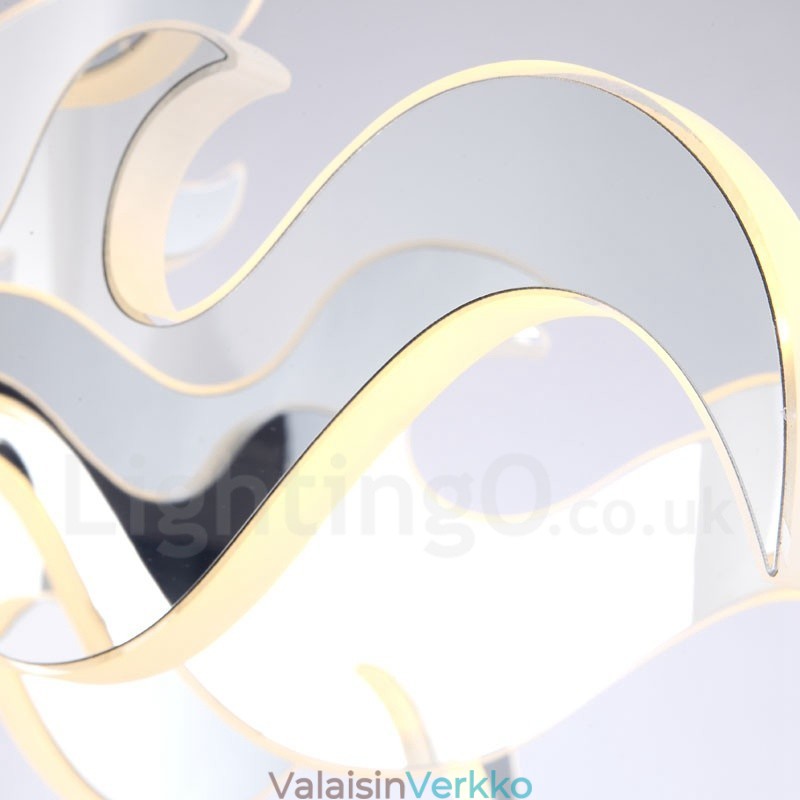 Himmennettävä moderni nykyaikainen 15 kevytteräksinen kattokruunu akryylivarjostimella