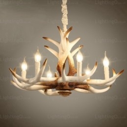6 Light Vintage Retro kattokruunu
