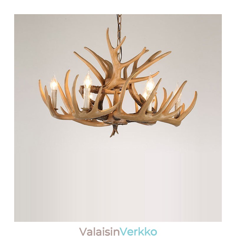6 Light Vintage Retro kattokruunu