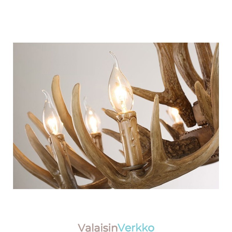 6 Light Vintage Retro kattokruunu