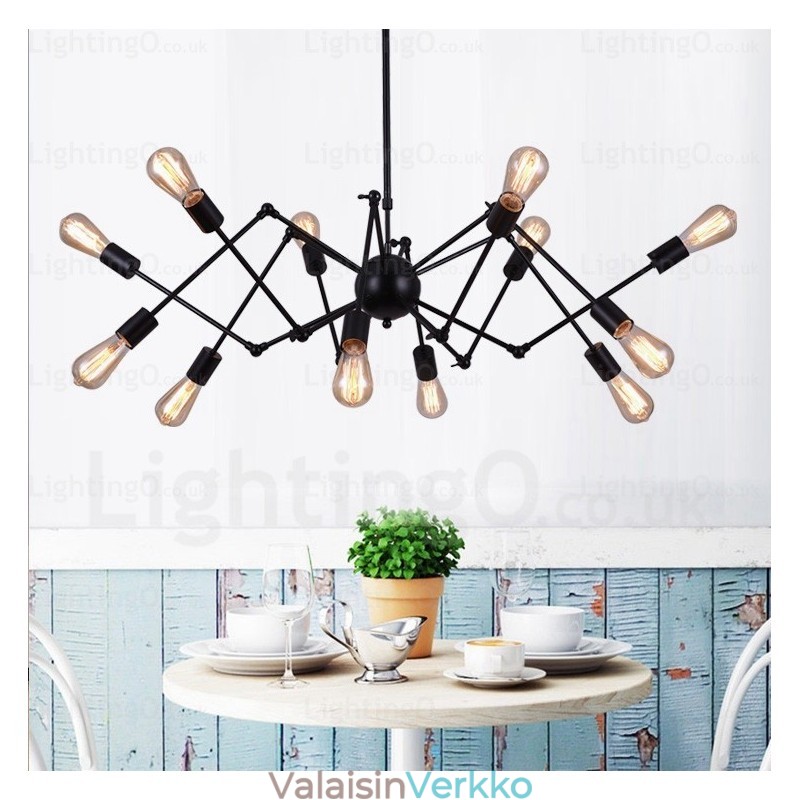 12 Light Vintage Retro -kattokruunukauppaa