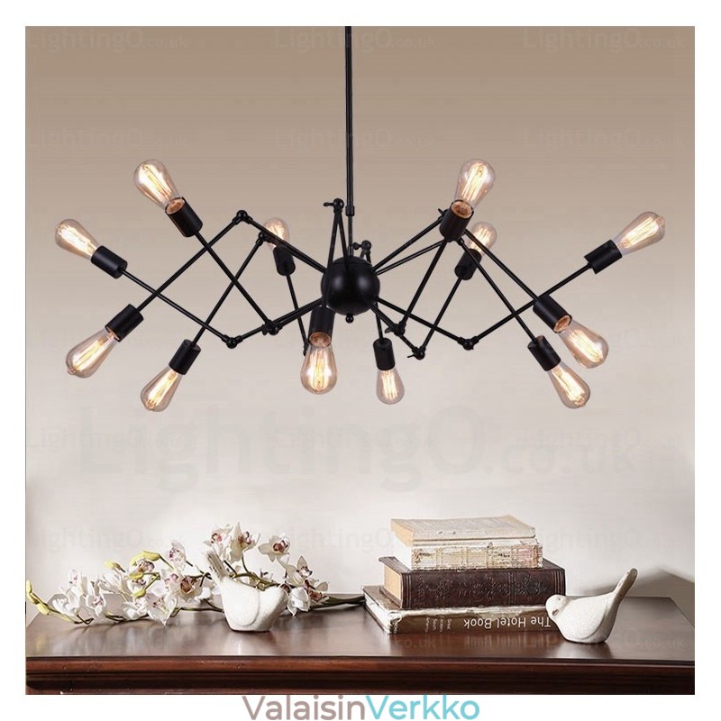 12 Light Vintage Retro -kattokruunukauppaa