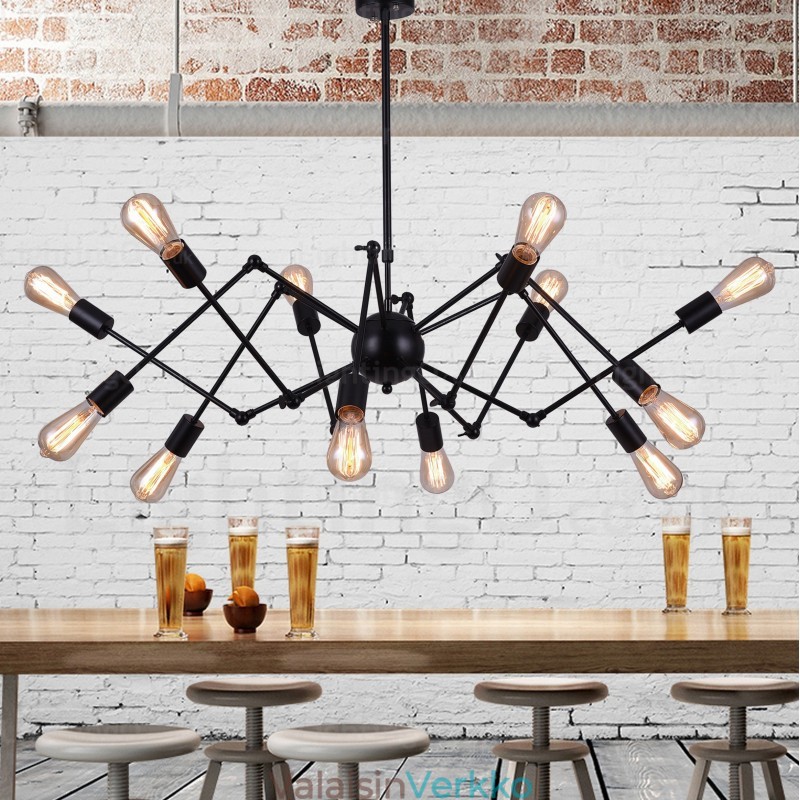 12 Light Vintage Retro -kattokruunukauppaa