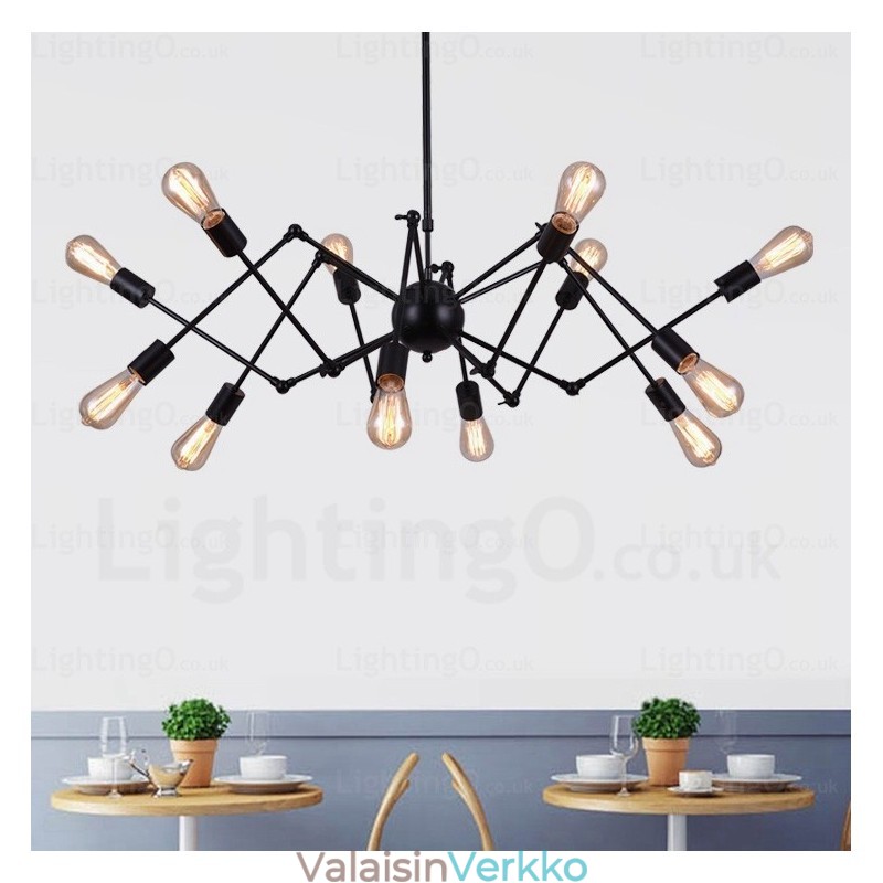 12 Light Vintage Retro -kattokruunukauppaa