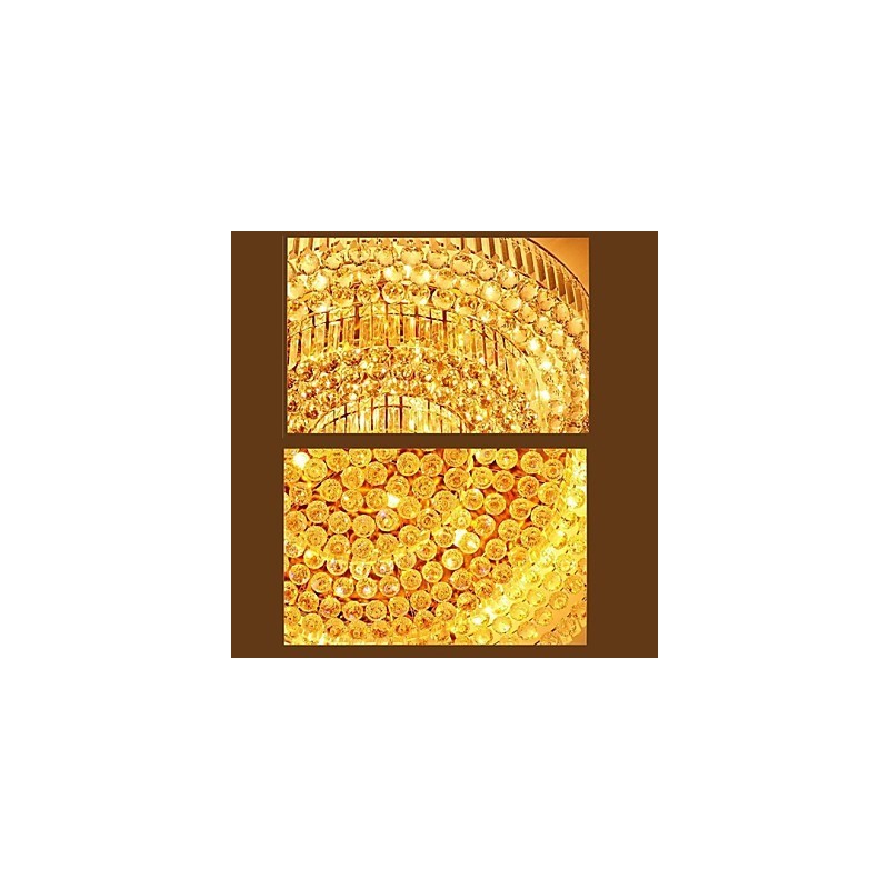 Moderni Luxury Kattokruunu Crystal Absorb Dome Light Halkaisija 35cm Sisältää 3 lamppua
