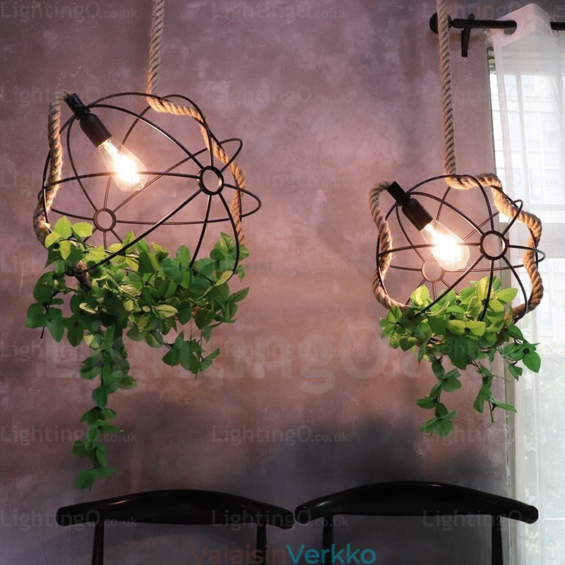 1 Light Country Rustic Vintage Retro riippuvalaisin