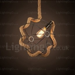 1 Light Country Rustic Vintage Retro riippuvalaisin