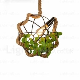 1 Light Country Rustic Vintage Retro riippuvalaisin