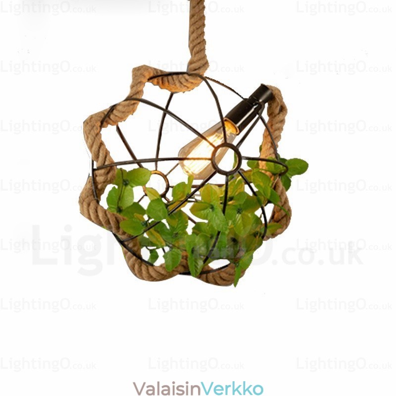1 Light Country Rustic Vintage Retro riippuvalaisin