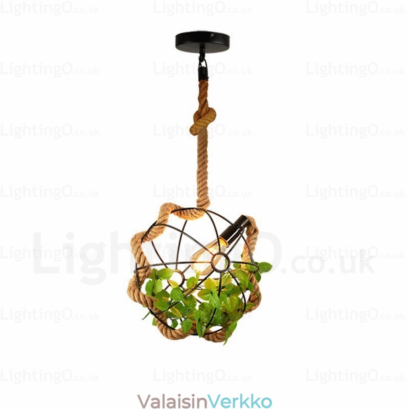 1 Light Country Rustic Vintage Retro riippuvalaisin