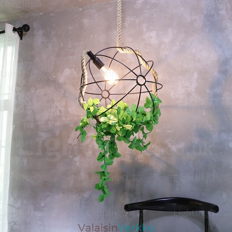1 Light Country Rustic Vintage Retro riippuvalaisin