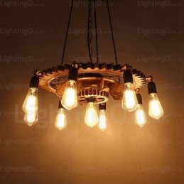 9 Light Vintage Retro riippuvalaisin