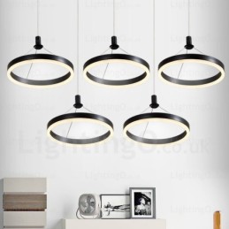 1 Light Moderni nykyaikainen riippuvalaisin akryylivarjostimella